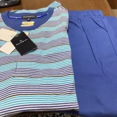 新品Mansigwear ストライプ 半袖パジャマ Sサイズ
