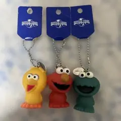 公*o様 レア！セサミストリート レトロ　ストラップ 3個セット