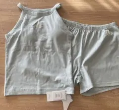 ジェラートピケ セットアップ ブルー 水色