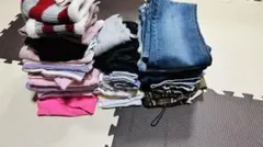 超豪華36点セット女の子 110-120cm まとめ売り 夏服 冬服 パジャマ