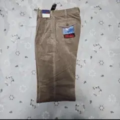 First down ベージュコーデュロイパンツ