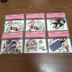 一番くじ　ワンピース　偉大なる航路へ　I賞　フレークシールセット　6個