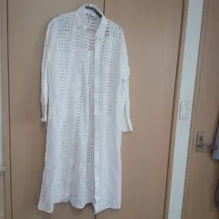 今月まで1100円！ZARA レースシャツ ワンピース　USA 　S