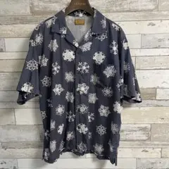 brown by 2-tacs 結晶柄 オープンカラーシャツ sizeM 日本製のサムネイル