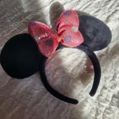 ディズニーカチューシャ スパンコールミニー