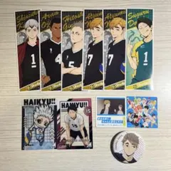 ハイキュー!! カード、ステッカー、缶バッジ セット