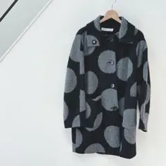 ケイコキシ/ノッシュ/ロングコート/ジャケット/水玉/総柄/裏地/希少