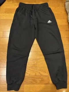 adidas 黒 ジャージパンツ ウエストゴム