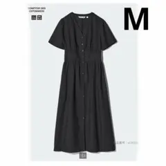 M リネンブレンドVネックワンピース ユニクロ コントワのサムネイル