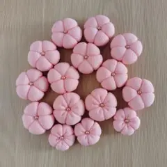 一越ちりめん　梅の花　１５個