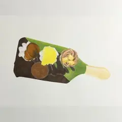 色鉛筆画 (原画)A4 アイスバー