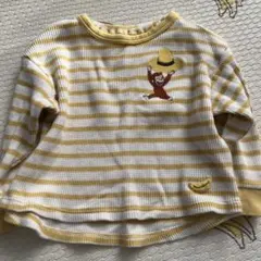 GU おさるのジョージ 長袖カットソー 80cm