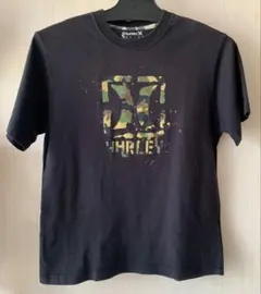 Hurley カモフラージュロゴ Tシャツ ブラックのサムネイル