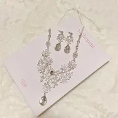 アクセサリー ネックレス ピアス ブライダル ティアラ 高品質 結婚式 セット