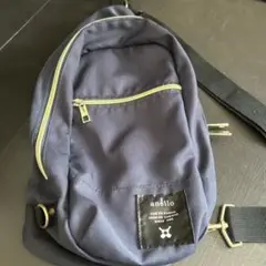 anello ネイビー ボディバッグ