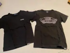 2枚セット　VANS Tシャツ 130 ブラック　nautica ノウティカ