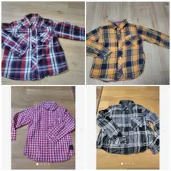 ダディオダディ　ブリーズ　チェックシャツセット　サイズ110