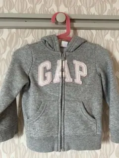 GAP フード付きトレーナー グレー　95