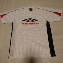 UMBRO ストライプ Tシャツ ホワイト/レッド/ブラック