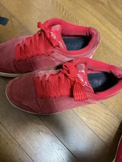レッド スエード スニーカー ローカット sk8[レア]のサムネイル