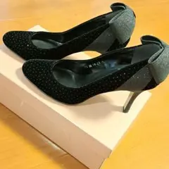 ブティックオーサキ ピンヒール 黒 23cm