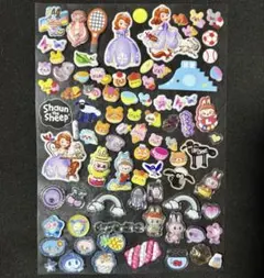 100枚】シール おすそ分け ウォーター 立体 うるちゅる ぷくぷく