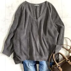 セオリーリュクス 21SS LINO JEMY リネン Vネックニット 38