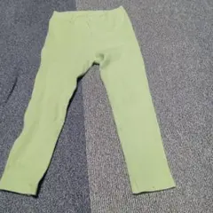 キッズ リブパンツ ライトグリーン