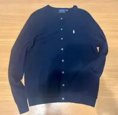 【訳あり】Polo Ralph Lauren カーディガン ネイビー Lのサムネイル