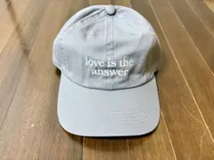 グレーキャップ love is the answer フリーサイズ