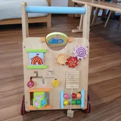 木製 手押し車 知育玩具 カタカタのサムネイル