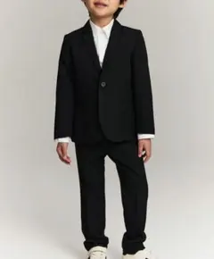 超美品❗️H＆M☆ブラックスーツ ジャケット＆パンツ セット