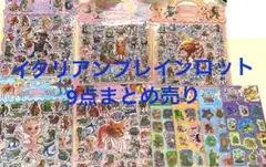 イタリアンブレインロット ９点　まとめ売り　ぷくぷくシール　韓国　オーロラシール