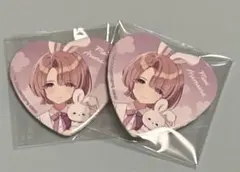 学園アイドルマスター　学マス Gigo ハート　缶バッジ　有村麻央