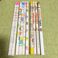 当時物 年代物 ファンシーキャラクター柄 鉛筆10本セット トムとジェリー