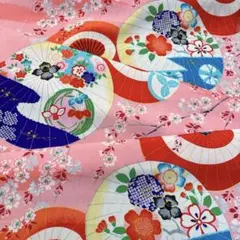 着物 ハギレ 454 はぎれ アンティーク 生地　布　古布　和布　古裂　和柄　裂