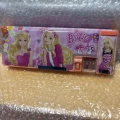 匿名配送Barbie ピンク 筆箱 鉛筆削り付きバービーのサムネイル