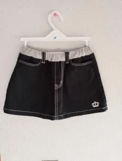 値下げ！ベビードール 110 スカート　未使用　黒　春夏
