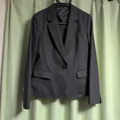 ダークグレー ストライプ ジャケット