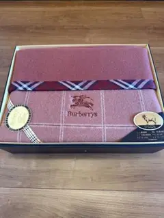 【新品】Burberry バーバリー ウール毛布　西川産業 140×200