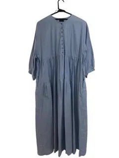 オオカミとフクロウ│フクロウとキンモクセイのシーソー 長袖ワンピース オオカミとフクロウ フクロウとキンモクセイのシーソー ワンピース