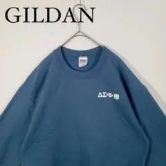 GILDAN 両面プリントスウェット 紺 M