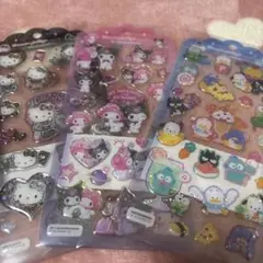 ドロップジェリーシール サンリオ クロミ　マイメロ　キティ　はぴたんぶい