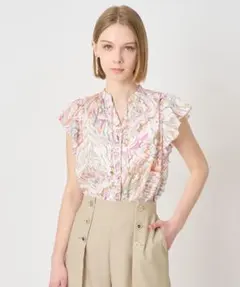 ANAYI ペイズリープリント フリルブラウスのサムネイル