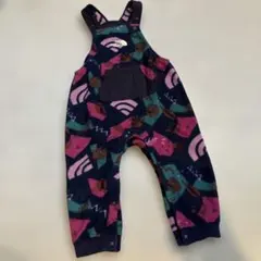 ノースフェイス オーバーオール ネイビー パープル