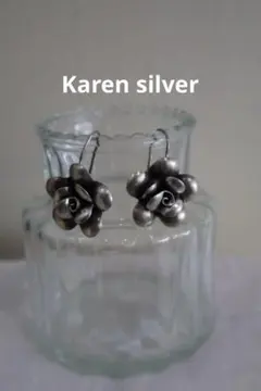 283】Karen silver／ピアスPierced Earrings - メルカリ