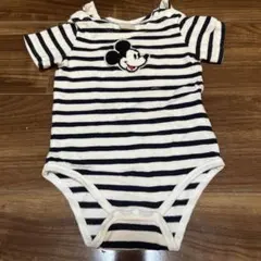 ミッキーマウス 半袖ロンパース 70cm petitmain