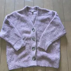UNIQLO 薄いピンク カーディガン