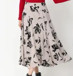 ミッシュマッシュ　フロッキーフラワースカート