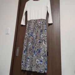 ロペピクニック七分袖ワンピース